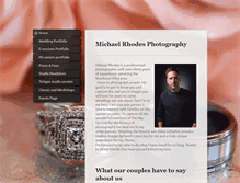 Tablet Screenshot of michaelrhodesphotography.com